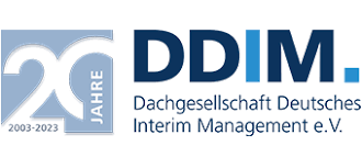 Das Logo der Dachgesellschaft Deutsches Interim Management e. V. (DDIM).